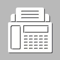 Fax Machine Vector Icon