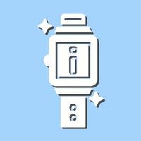 icono de vector de reloj inteligente