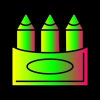 Crayons Vector Icon