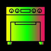 icono de vector de horno