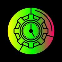 Time Management Vector Icon
