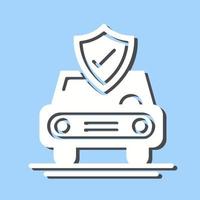 Car Protection Vector Icon