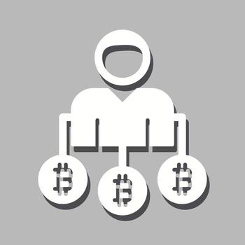 User Down Vector Icon
