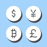 Currency Symbols Vector Icon