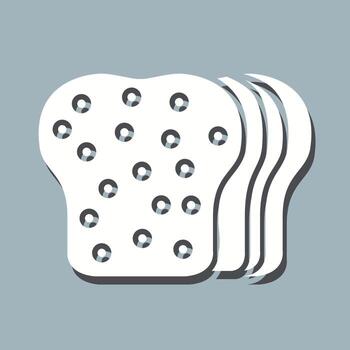 icono de vector de pan