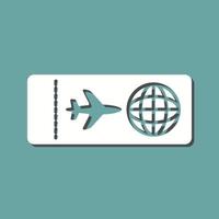 Plane Tickets Vector Icon