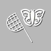 Butterfly Catcher Vector Icon