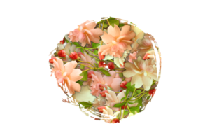 Flower Sublimation Clipart PNG