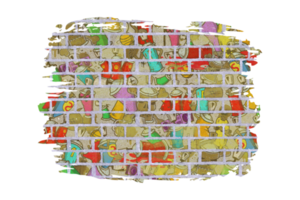 graffiti steen muur sublimatie clip art PNG