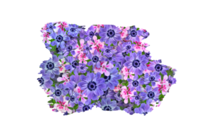 bloem sublimatie clip art PNG