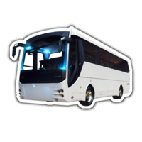 blanc luxe autobus png
