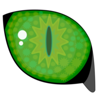 groen kat oog png