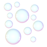 soap bubbles design png