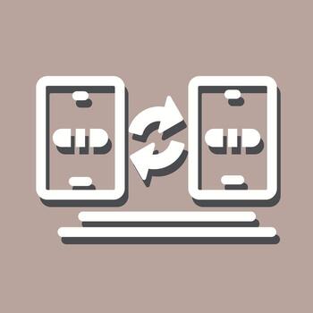 Data Transfer Vector Icon