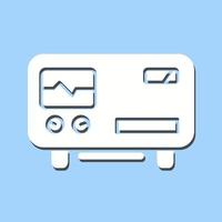 Oscillscope Vector Icon