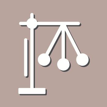 icono de vector de péndulo