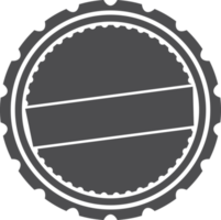 abstrait ancien gris logo Étiquettes illustration png