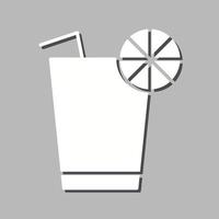 icono de vector de jugo de limón único