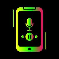 Voice Record Vector Icon