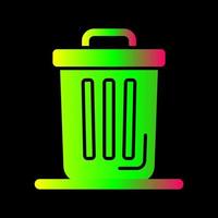 Trash Can Vector Icon