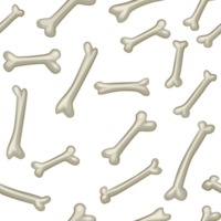 nahtlos Muster mit Knochen, Halloween Hintergrund png