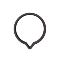 Realistic Frame 3D Rendering png