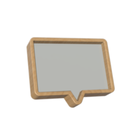 Realistic Frame 3D Rendering png