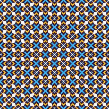 Multi color seamless pattern texture and template. Multicolored. Colorful ornamental graphic design. Colored mosaic ornaments. Vector illustration. photo