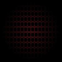 A red hexagon pattern with the background of the hexagon pattern. photo