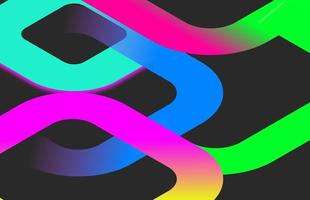 A colorful abstract background with a wavy line in the middle. photo