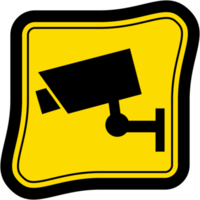 pegatina cctv cámara logo símbolo icono png