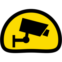 autocollant vidéosurveillance caméra logo symbole icône png