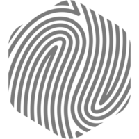 Aesthetic Fingerprint Basic Shape Classic Line png