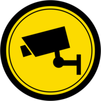 autocollant vidéosurveillance caméra logo symbole icône png