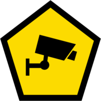 klistermärke cCTV kamera logotyp symbol ikon png