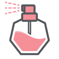 parfym spray flaska estetisk teckning logotyp symbol png