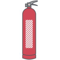 Portable Mini Fire extinguisher Emergency Model png