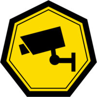 pegatina cctv cámara logo símbolo icono png