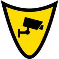 autocollant vidéosurveillance caméra logo symbole icône png