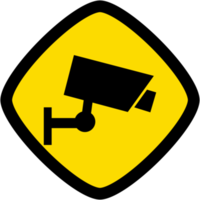 pegatina cctv cámara logo símbolo icono png