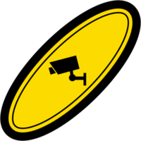 pegatina cctv cámara logo símbolo icono png