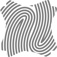 Aesthetic Fingerprint Basic Shape Classic Line png