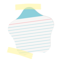 Sticky Paper Note Duct Washi Tape Bullet Journal png