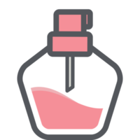 parfum fles esthetisch tekening logo symbool png