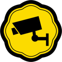 pegatina cctv cámara logo símbolo icono png