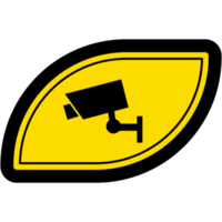 pegatina cctv cámara logo símbolo icono png