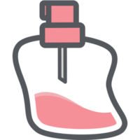 parfym flaska estetisk teckning logotyp symbol png
