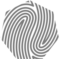 Aesthetic Fingerprint Basic Shape Classic Line png