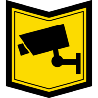 autocollant vidéosurveillance caméra logo symbole icône png