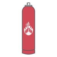 bärbar mini brand eldsläckare nödsituation modell png